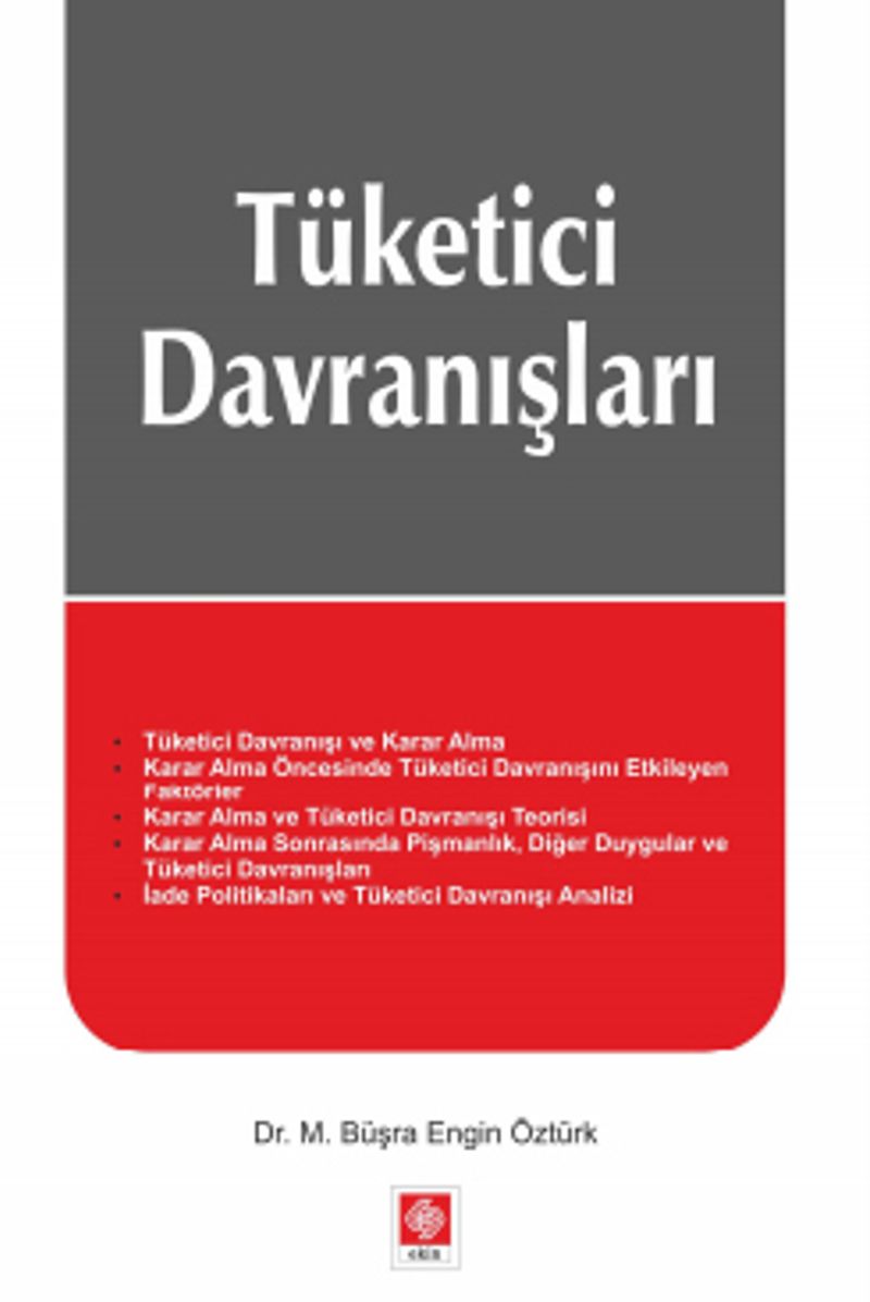 Tüketici Davranışları kitap kapağı