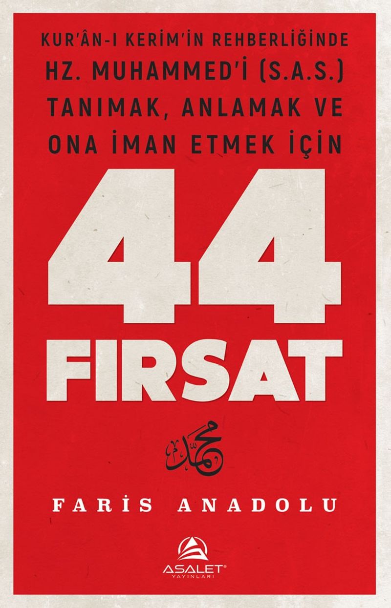 Kur'an'-ı Kerim'in Rehberliğinde Hz. Muhammed'i (s.a.s.) Tanımak, Anlamak ve Ona İman Etmek İçin 44 Fırsat kitap kapağı