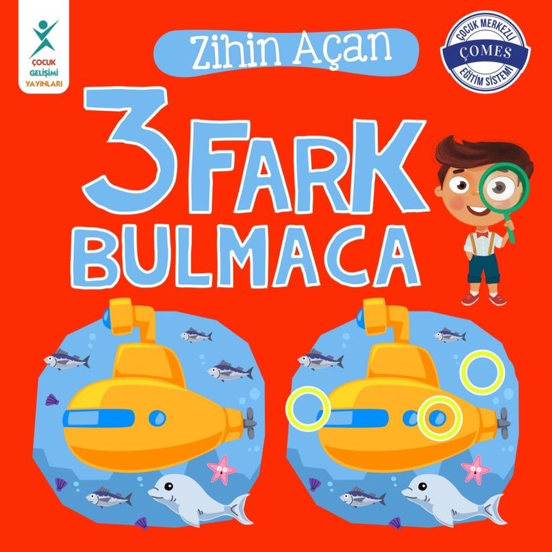 Zihin Açan 3 Fark Bulmaca kitap kapağı
