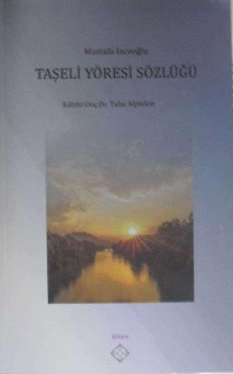 Taşeli Yöresi Sözlüğü kitap kapağı