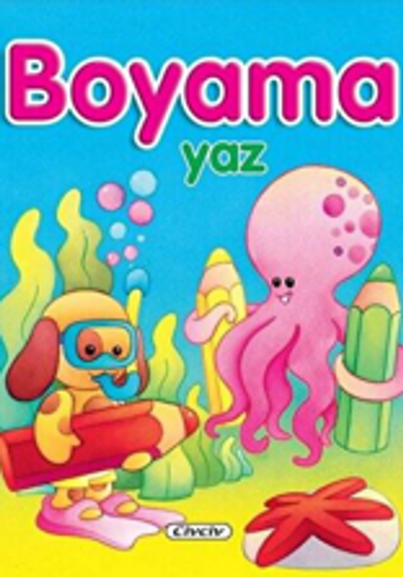 Mevsimler Boyama - Yaz kitap kapağı