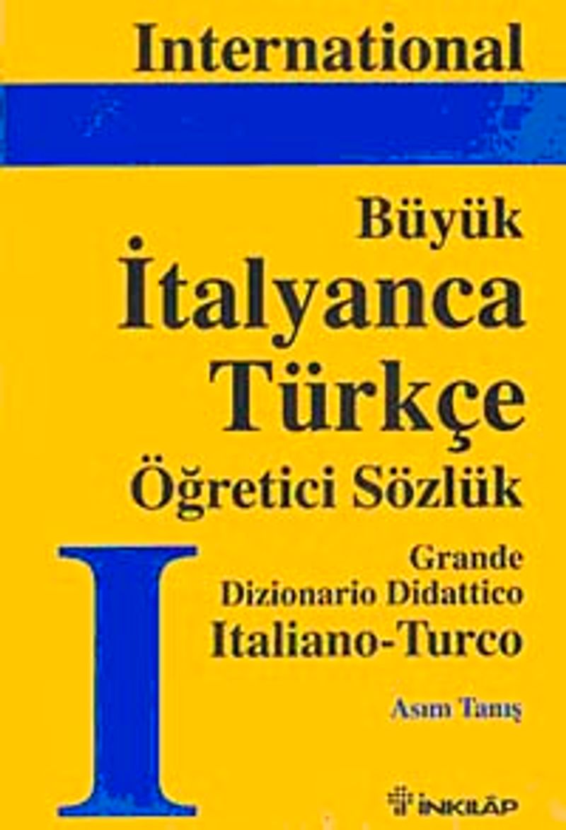 International İtalyanca-Türkçe Büyük Sözlük kitap kapağı
