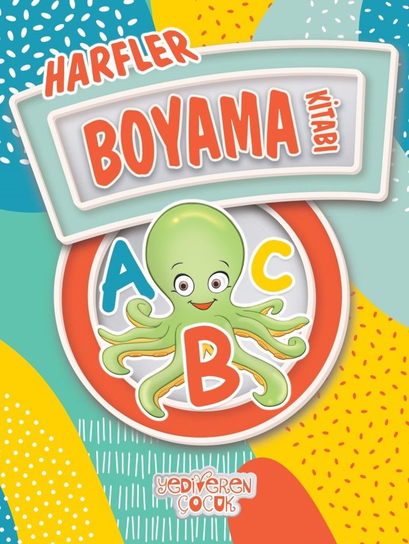 Harfler Boyama Kitabı kitap kapağı