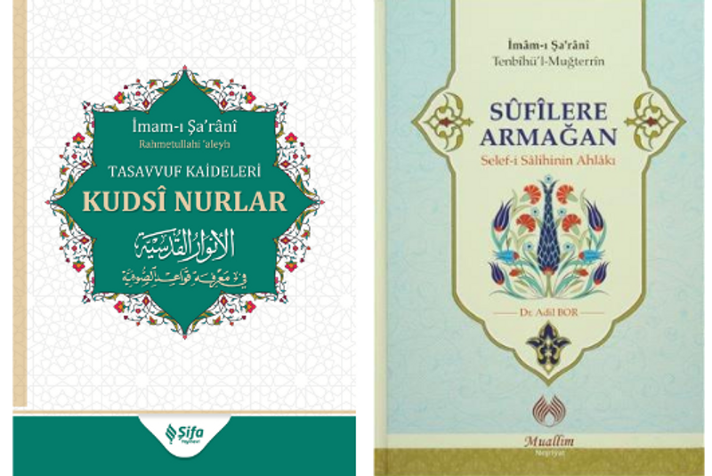 İmam Şarani Tasavvuf Seti Kudsi Nurlar ve Sufilere Armağan Ciltli (2 Kitap) kitap kapağı