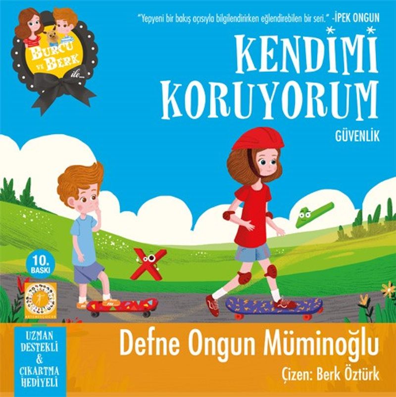 Burcu ve Berke ile Kendimi Koruyorum - Güvenlik kitap kapağı