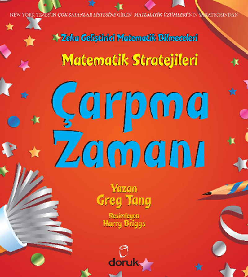 Çarpma Zamanı / Matematik Stratejileri Zeka Geliştirici Matematik Bilmeceleri kitap kapağı