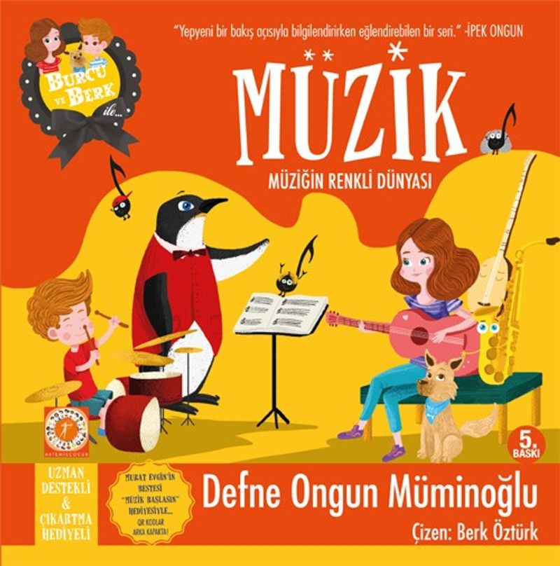 Burcu ve Berk ile Müzik kitap kapağı