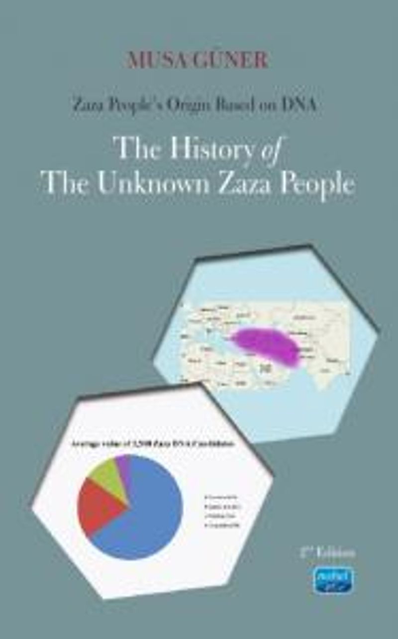 Zaza People's Origin Based on DNA The History Of The Unknown Zaza People kitap kapağı