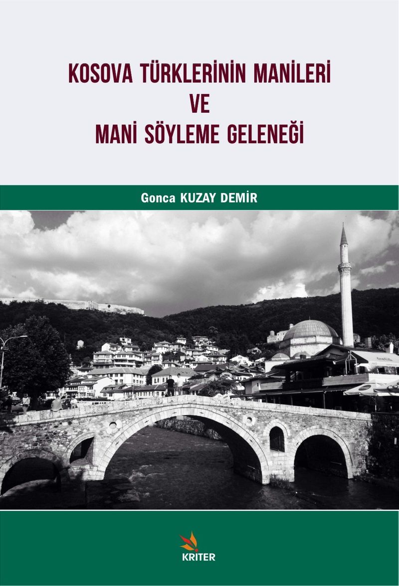 Kosova Türklerinin Manileri ve Mani Söyleme Geleneği kitap kapağı