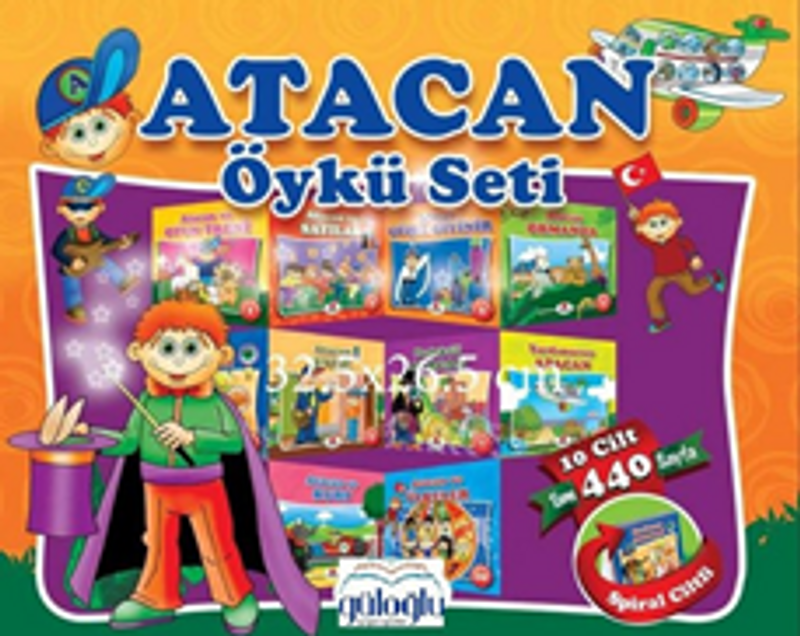 Atacan Öykü Seti ( 10 Kitap, Spiral Ciltli, Çantalı ) kitap kapağı
