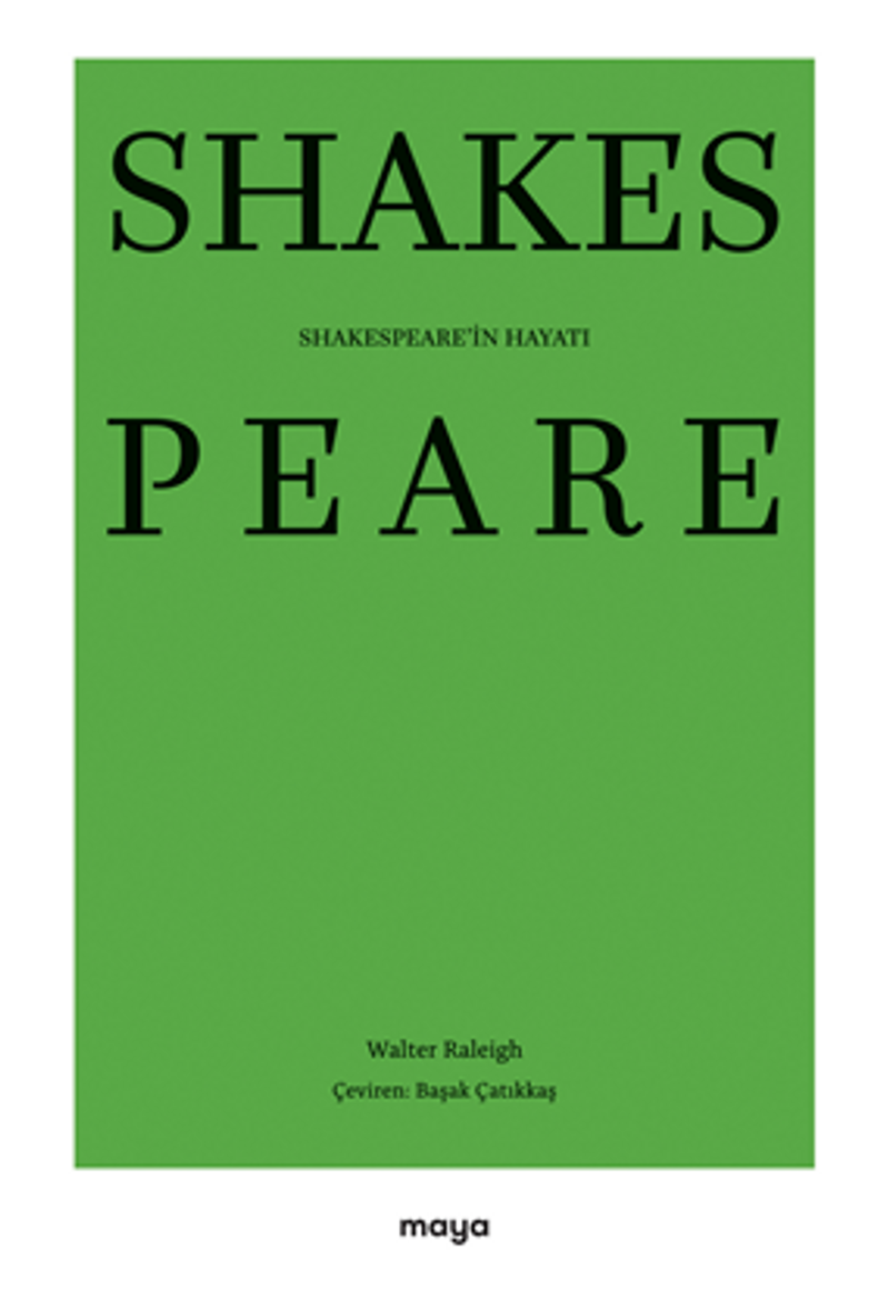 Shakespeare'in Hayatı kitap kapağı