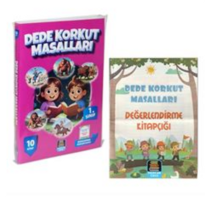 1. Sınıf Okuma Seti Dede Korkut Masalları 10 Kitap + Değerlendirme Kitapçığı İlaveli kitap kapağı