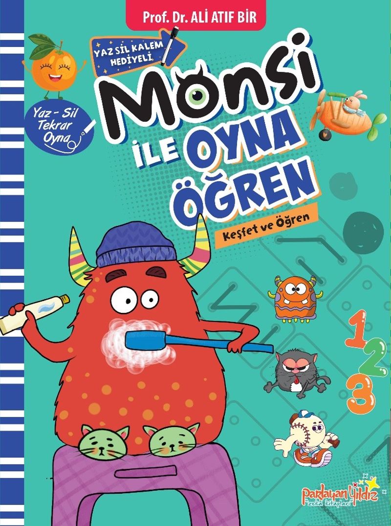 Monsi ile Oyna Öğren / Keşfet ve Öğren kitap kapağı