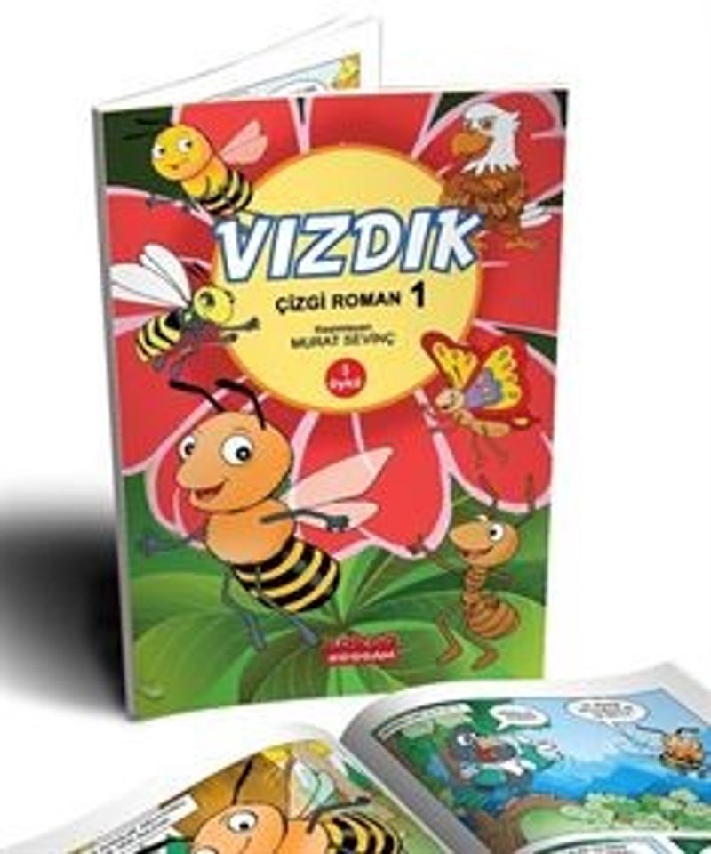 Vızdık Çizgi Roman Renkli Öykü Serisi 1 kitap kapağı