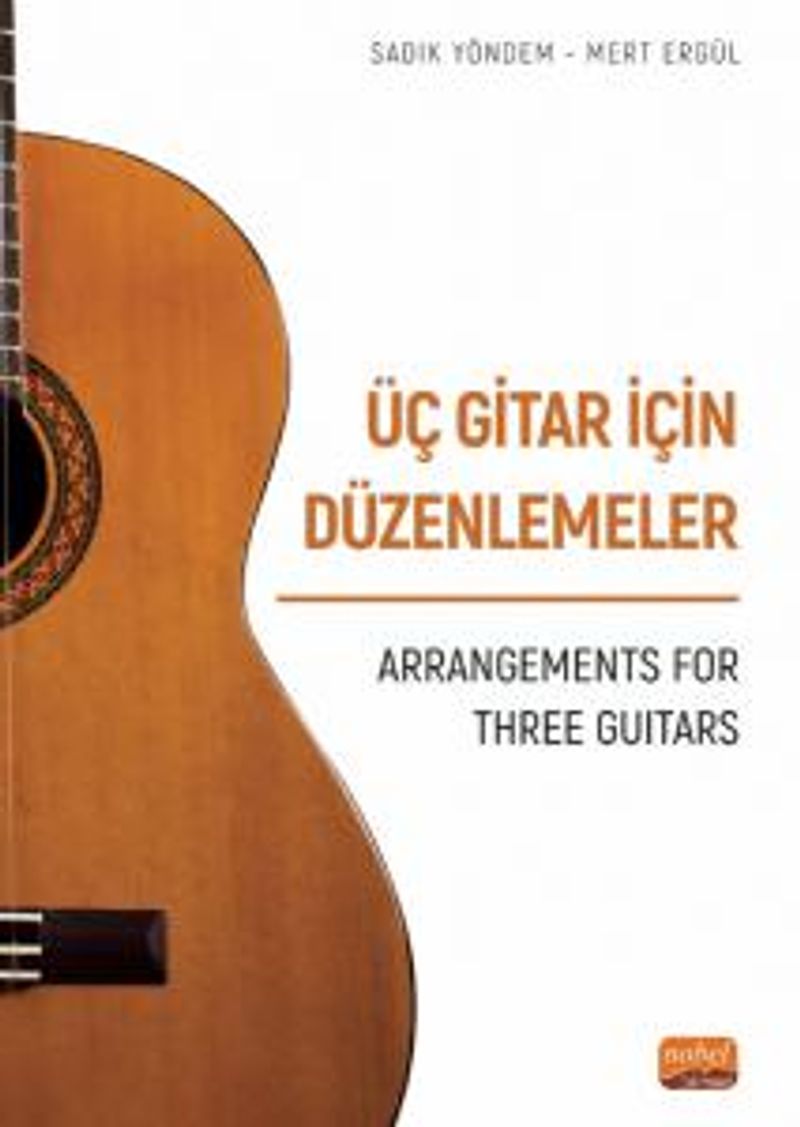 Üç Gitar İçin Düzenlemeler kitap kapağı