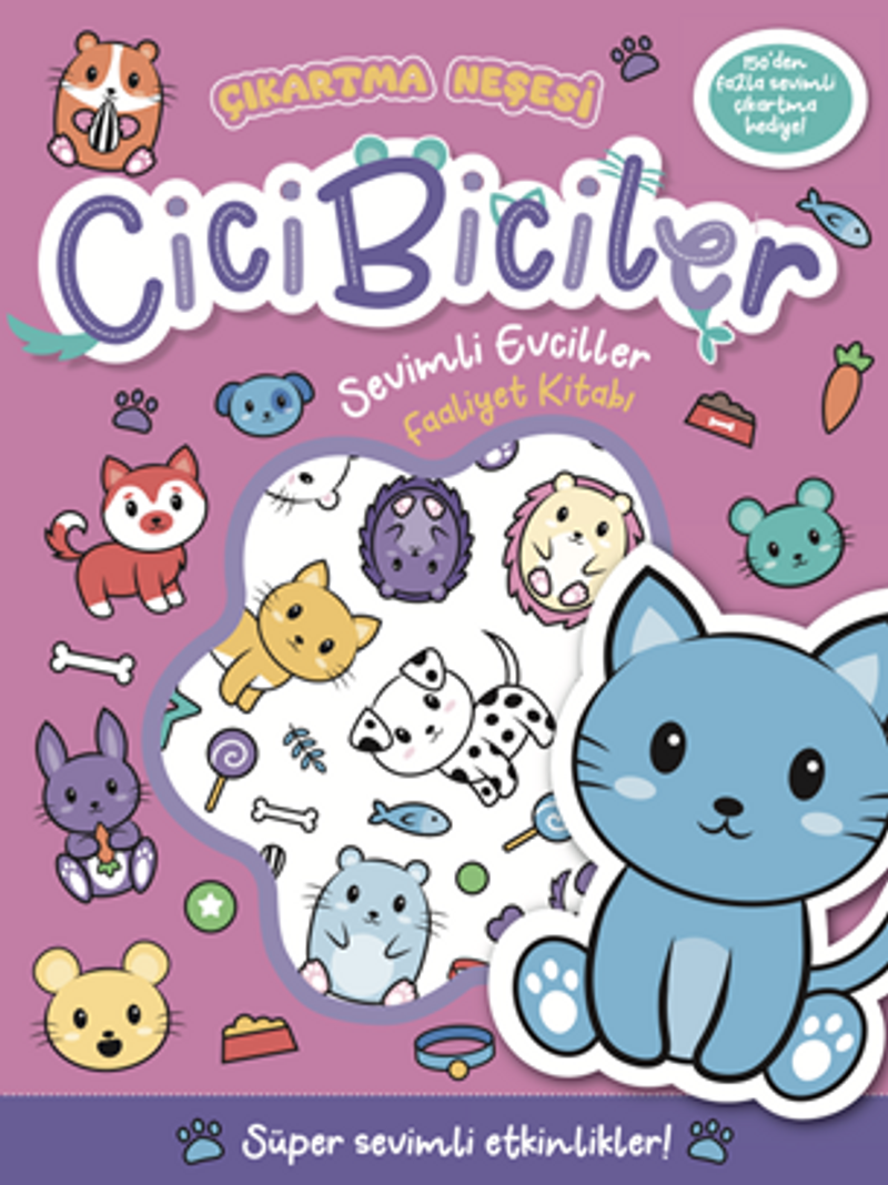 Cicibiciler Sevimli Evciller Faaliyet Kitabı kitap kapağı