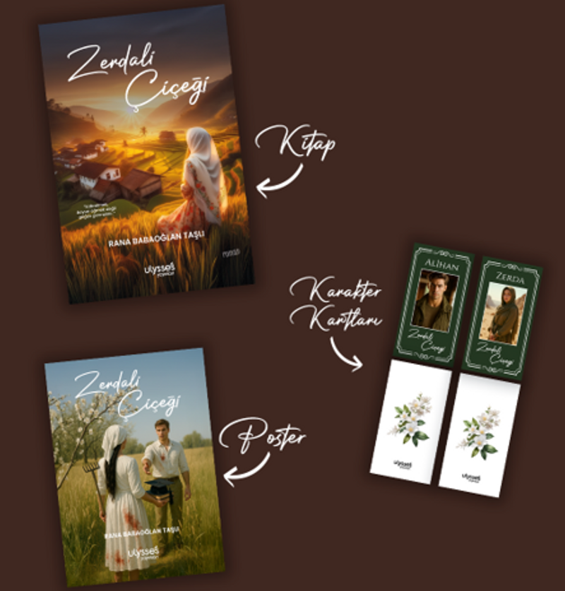 Zerdali Çiçeği kitap kapağı