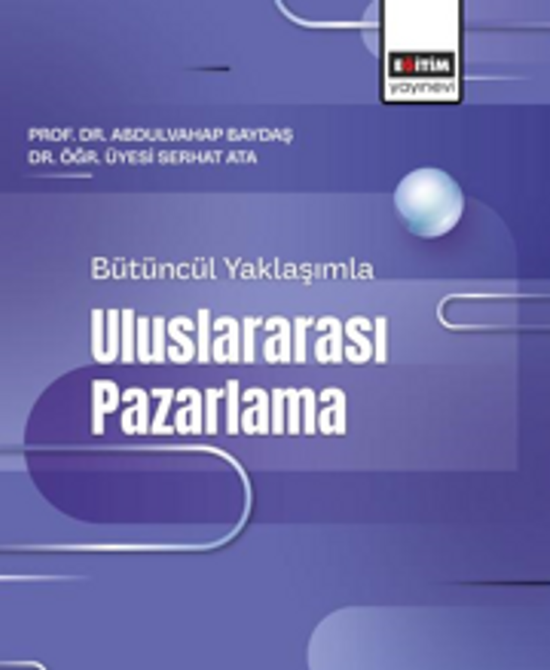 Bütüncül Yaklaşımla Uluslararası Pazarlama kitap kapağı