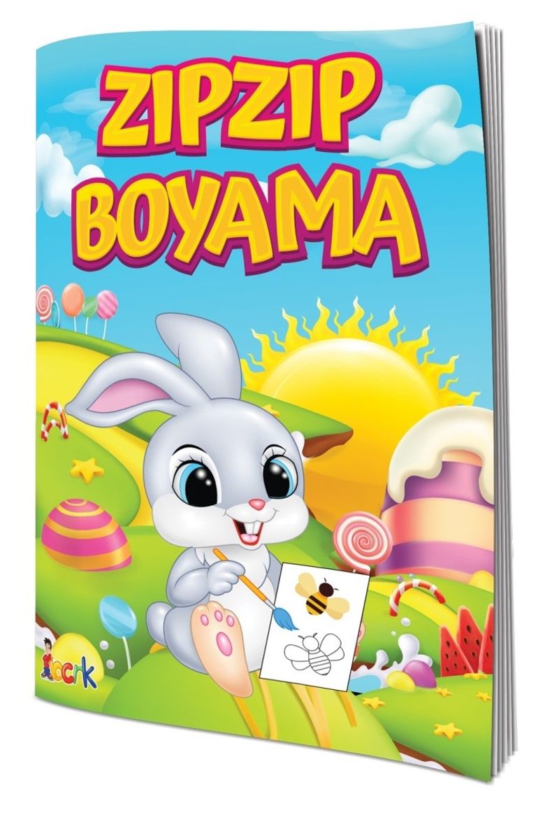 Zıpzıp Boyama kitap kapağı