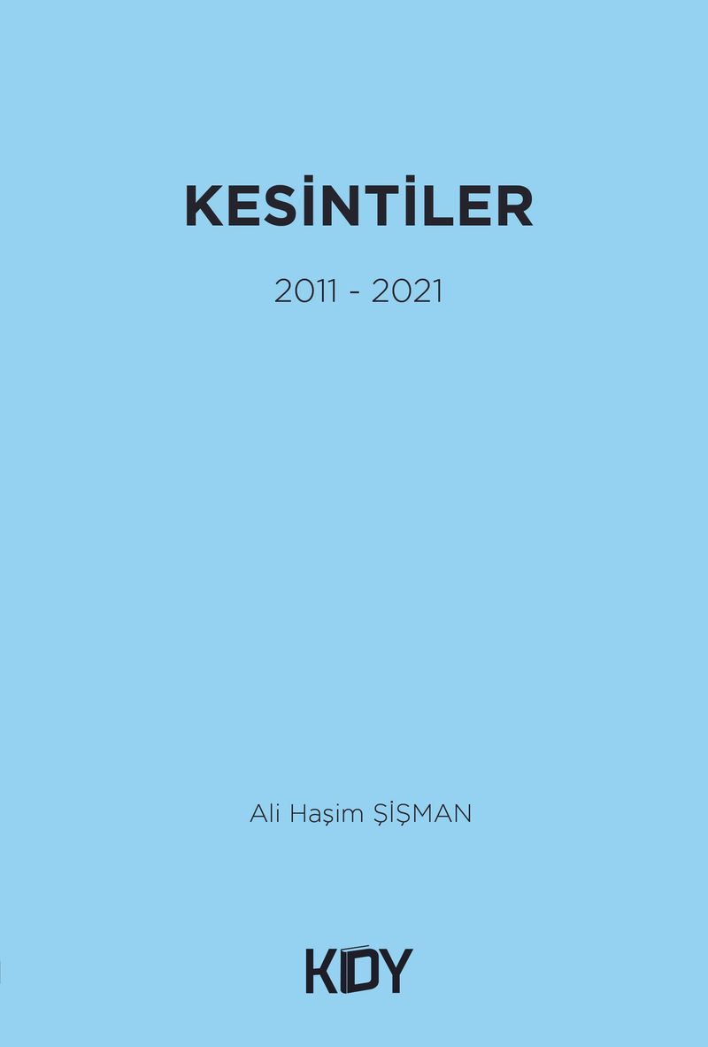 Kesintiler kitap kapağı