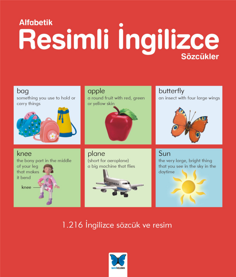 Alfabetik Resimli İngilizce Sözcükler kitap kapağı
