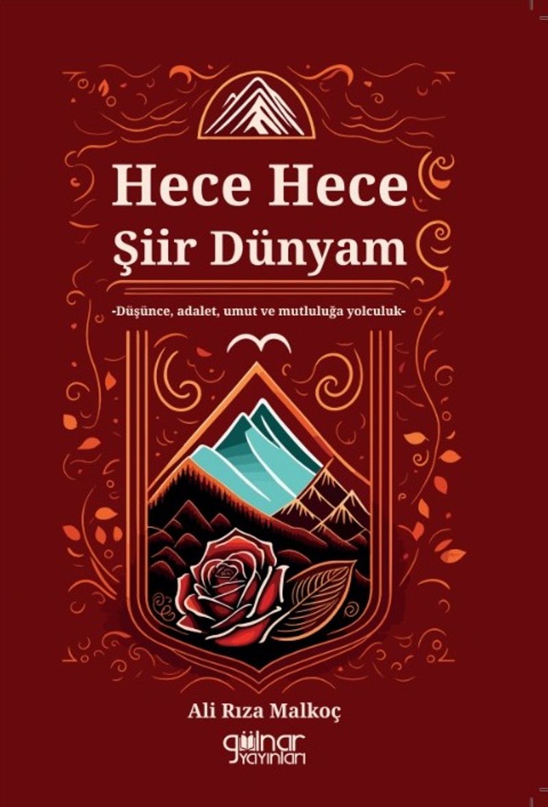 Hece Hece Şiir Dünyam Düşünce, Adalet, Umut ve Mutluluğa Yolculuk kitap kapağı