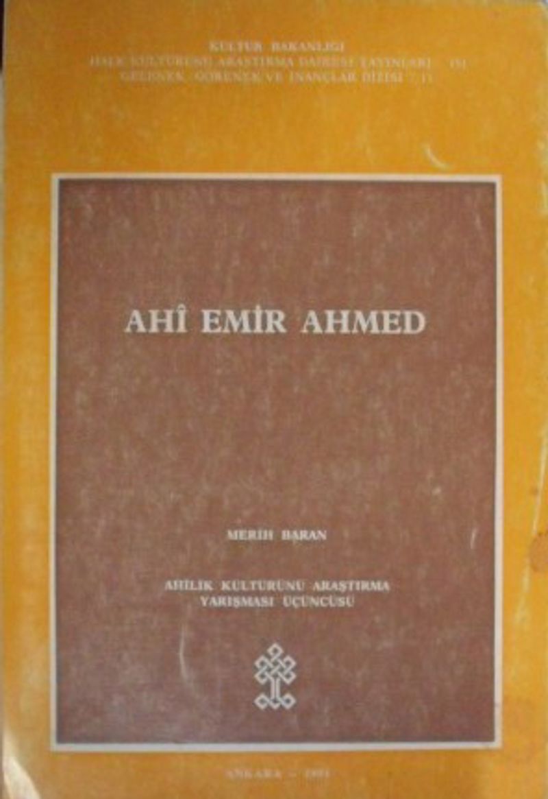 Ahi Emir Ahmed / 13-F-5 kitap kapağı