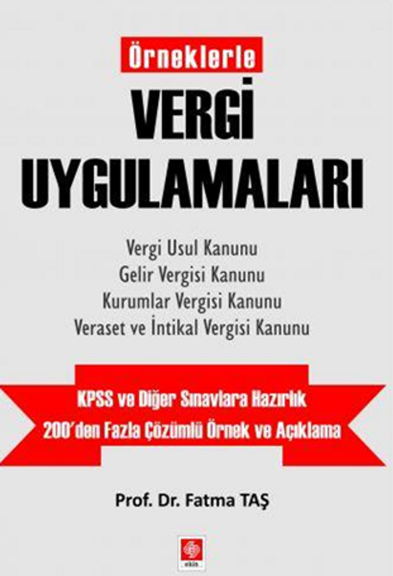 Örneklerle Vergi Uygulamaları kitap kapağı