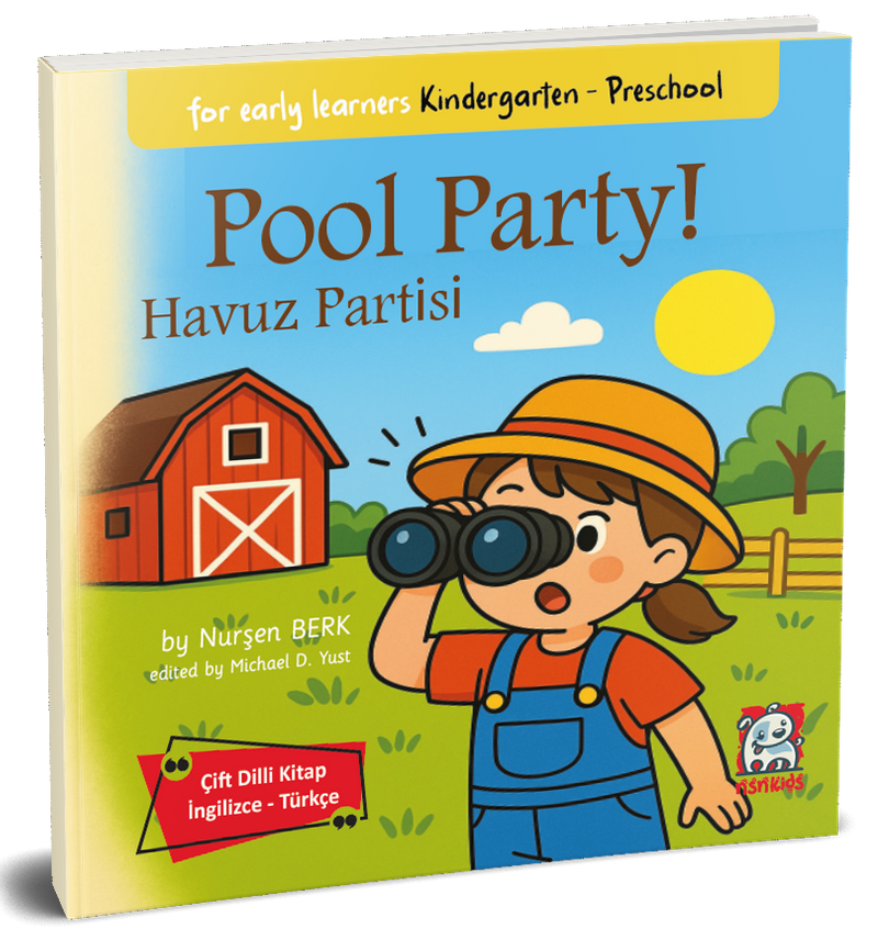 Pool Party - Havuz Partisi (Çift Dilli Kitap İngilizce – Türkçe) kitap kapağı