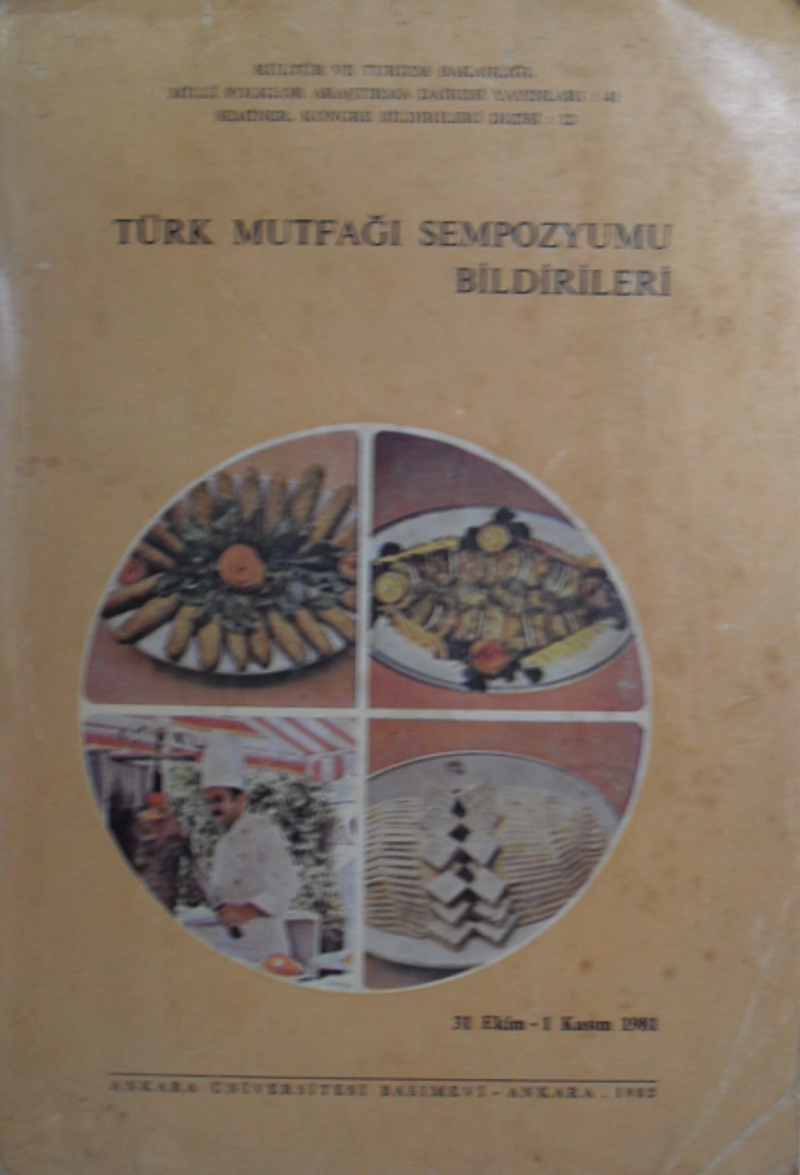 Türk Mutfağı Sempozyumu Bildirileri / 10-B-12 kitap kapağı