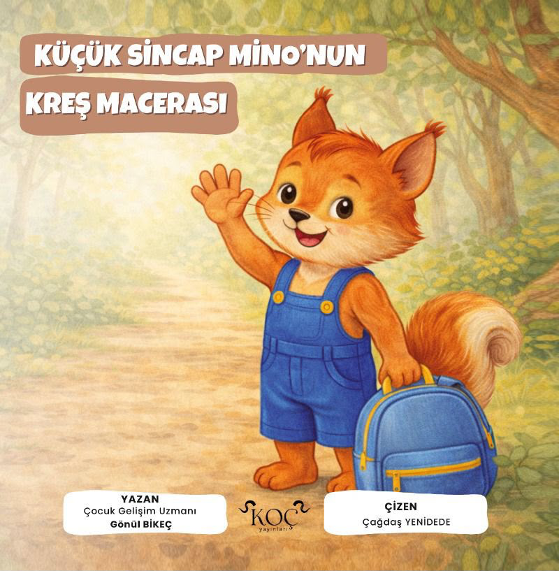 Küçük Sincap Mino'nun Kreş Macerası kitap kapağı