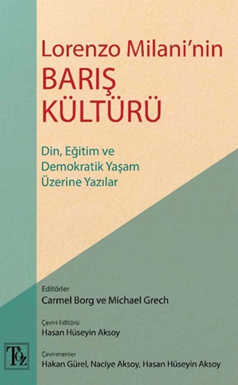Lorenzo Milani'nin Barış Kültürü kitap kapağı