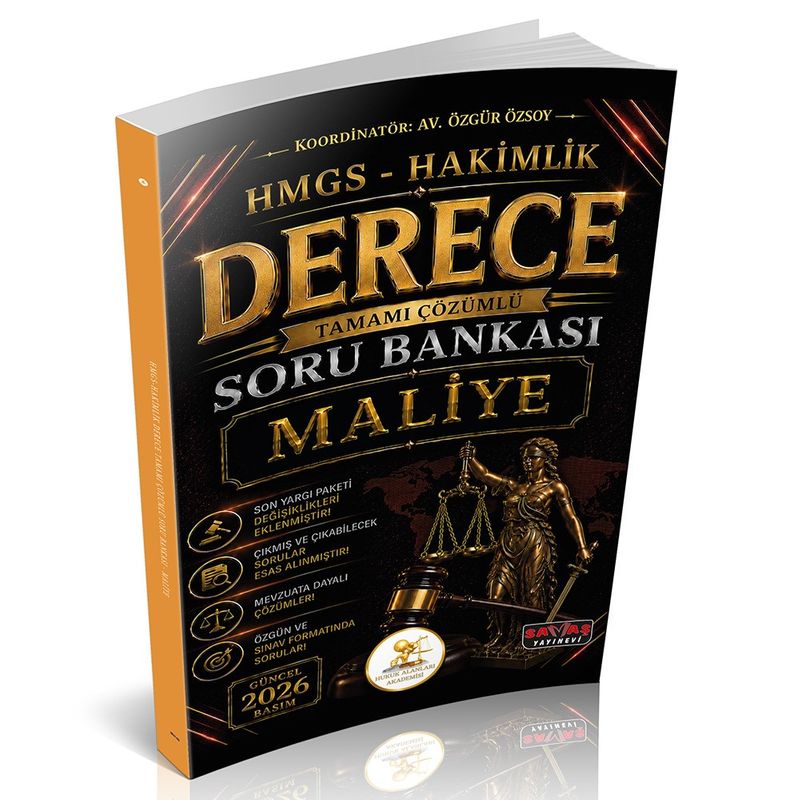 HUKAL HMGS-Hakimlik Derece Maliye Soru Bankası kitap kapağı