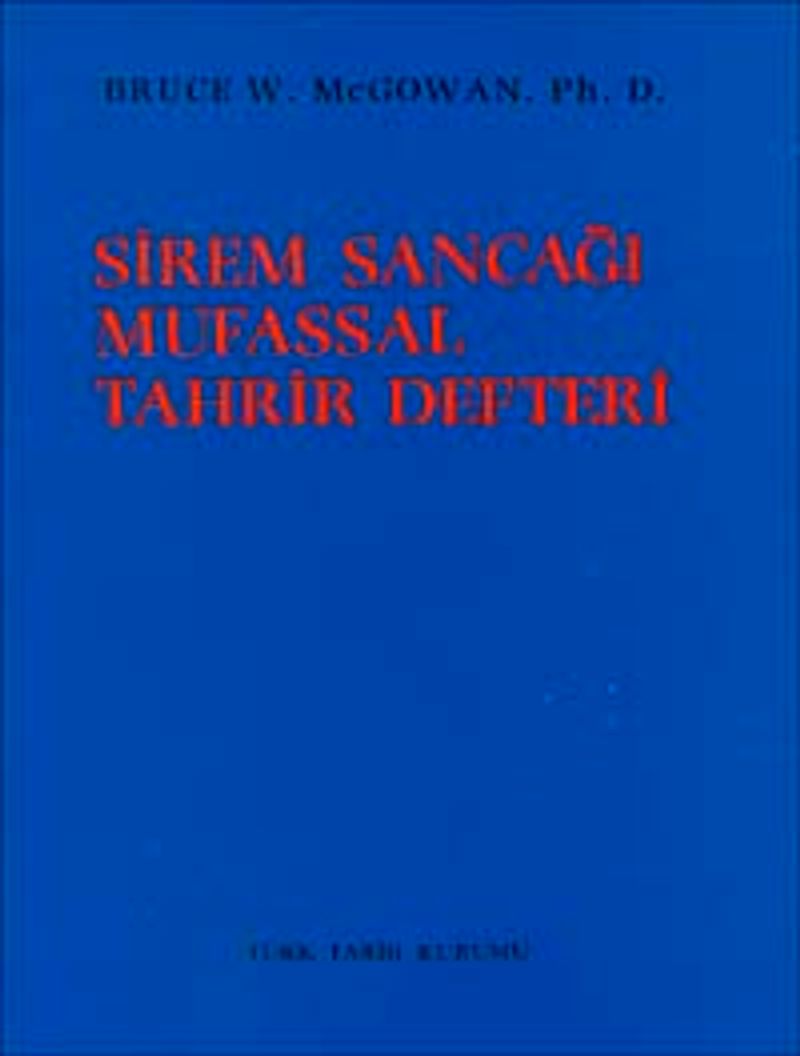 Sirem Sancağı Mufassal Tahrir Defteri / 13-Z-154 kitap kapağı