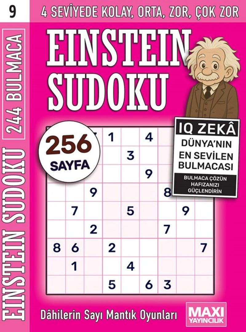 Einstein Sudoku 9 kitap kapağı