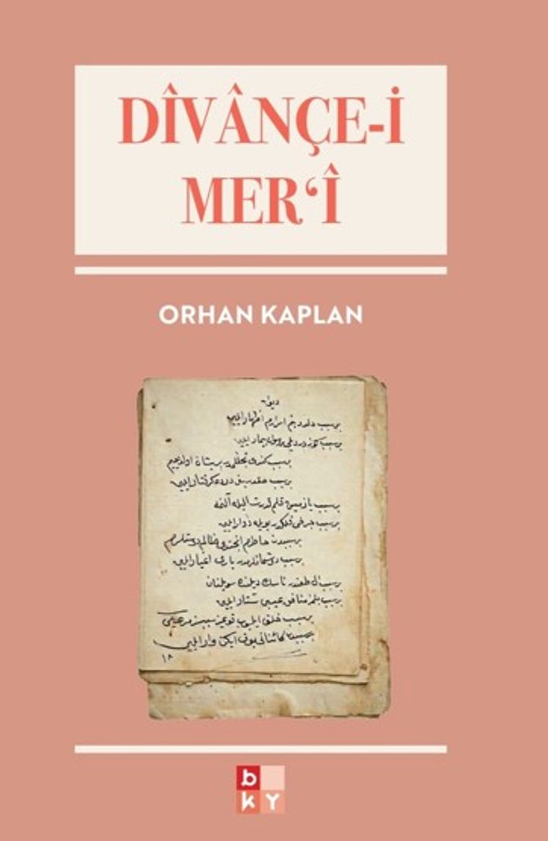 Divançe-i Mer'i kitap kapağı