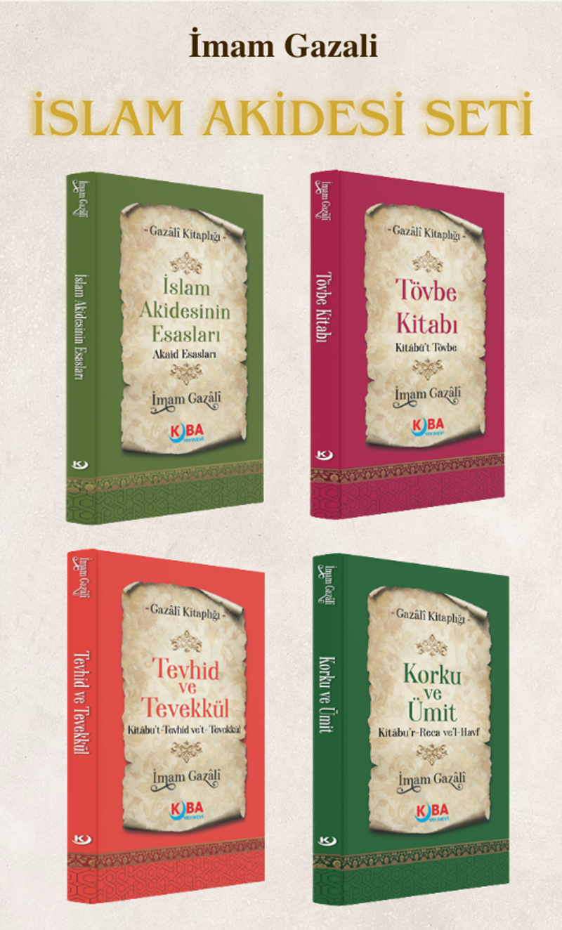 İmam Gazali - İslam Akidesi Seti (4 Kitap Set) kitap kapağı