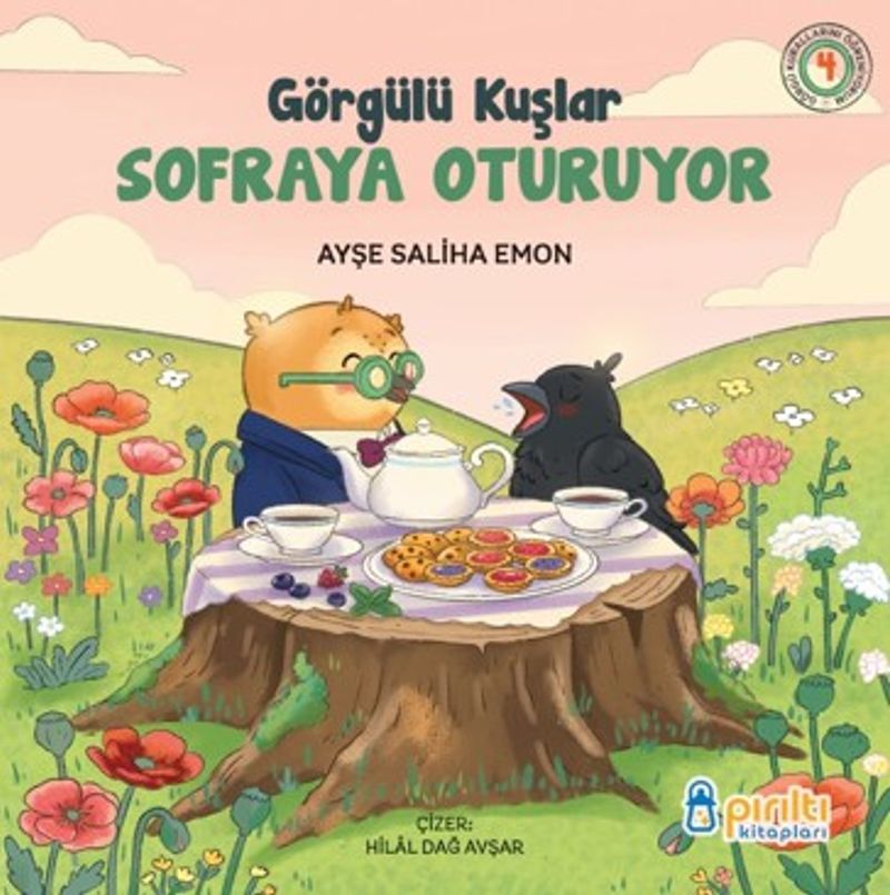 Görgülü Kuşlar Sofraya Oturuyor kitap kapağı