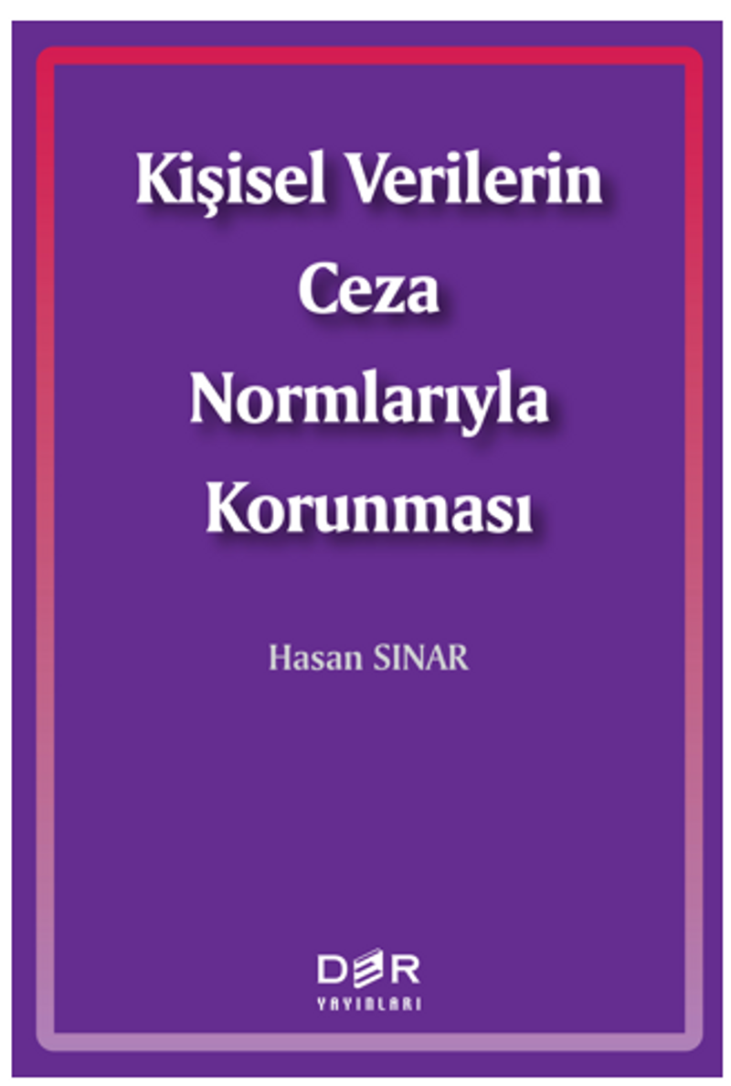 Kişisel Verilerin Ceza Normlarıyla Korunması kitap kapağı
