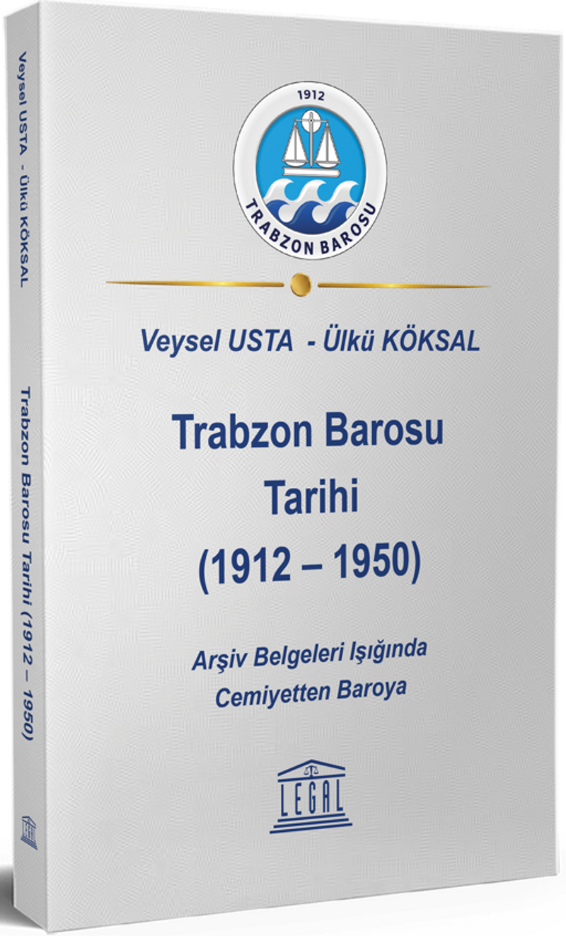 Trabzon Barosu Tarihi (1912-1950) kitap kapağı