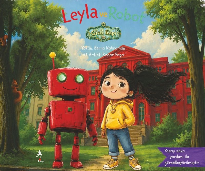 Leyla ve Robot / Gizli Kapı kitap kapağı