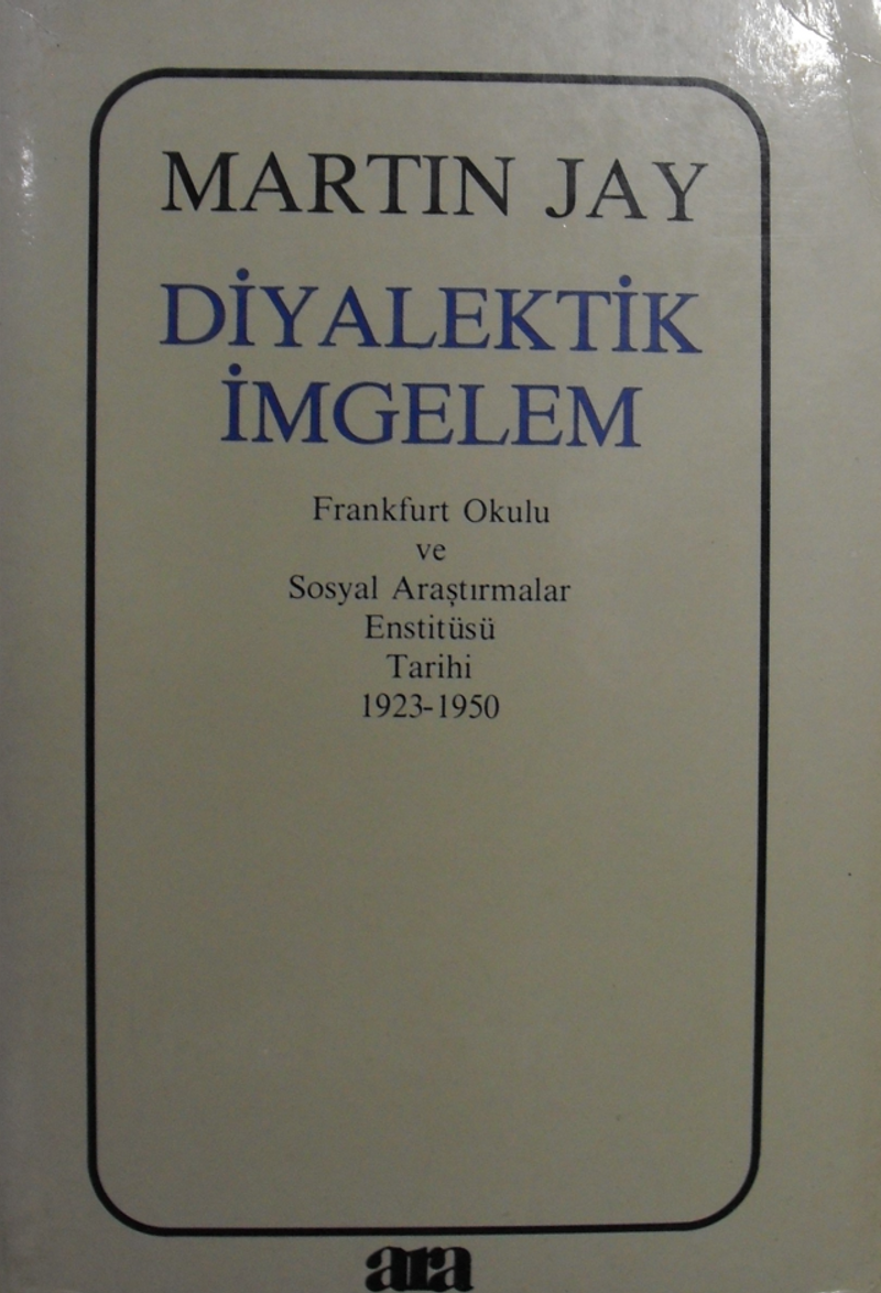 Diyalektik İmgelem (8-H-33) kitap kapağı