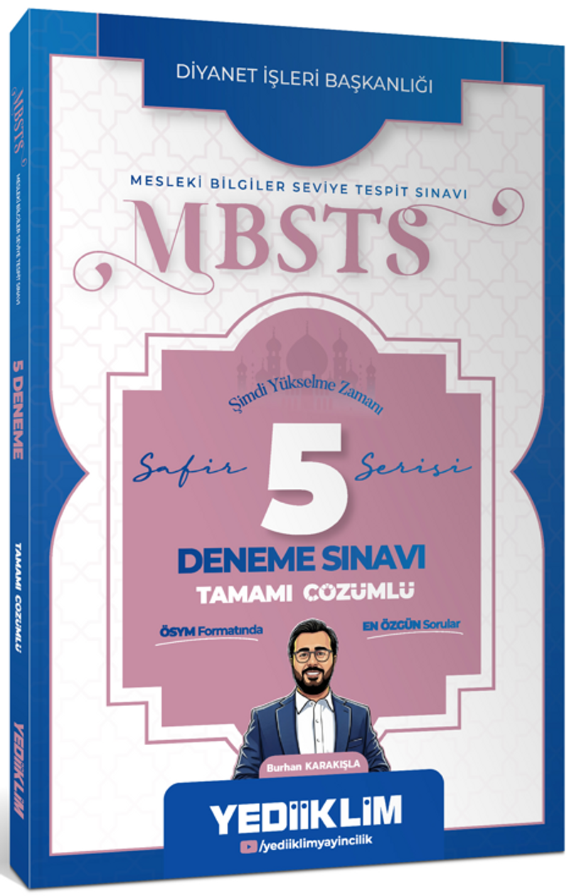2027 MBSTS Safir Serisi Tamamı Çözümlü 5 Deneme Sınavı kitap kapağı