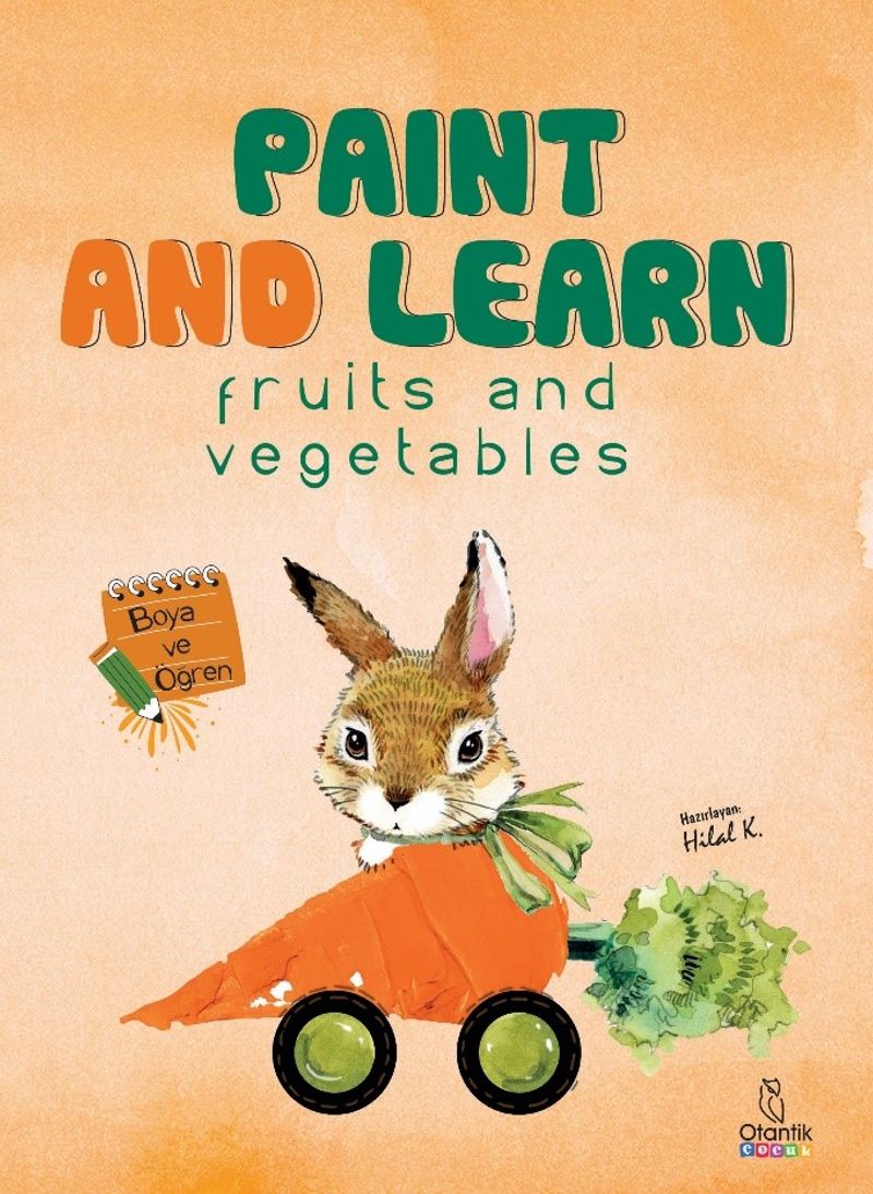 Paint and Learn / Fruits and Vegetables kitap kapağı
