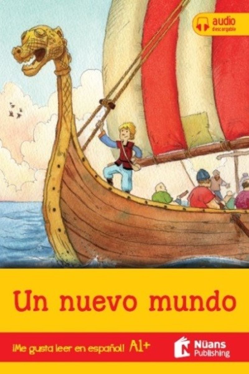 Un nuevo mundo + audio descargable A1 + (¡Me gusta leer en español!) kitap kapağı