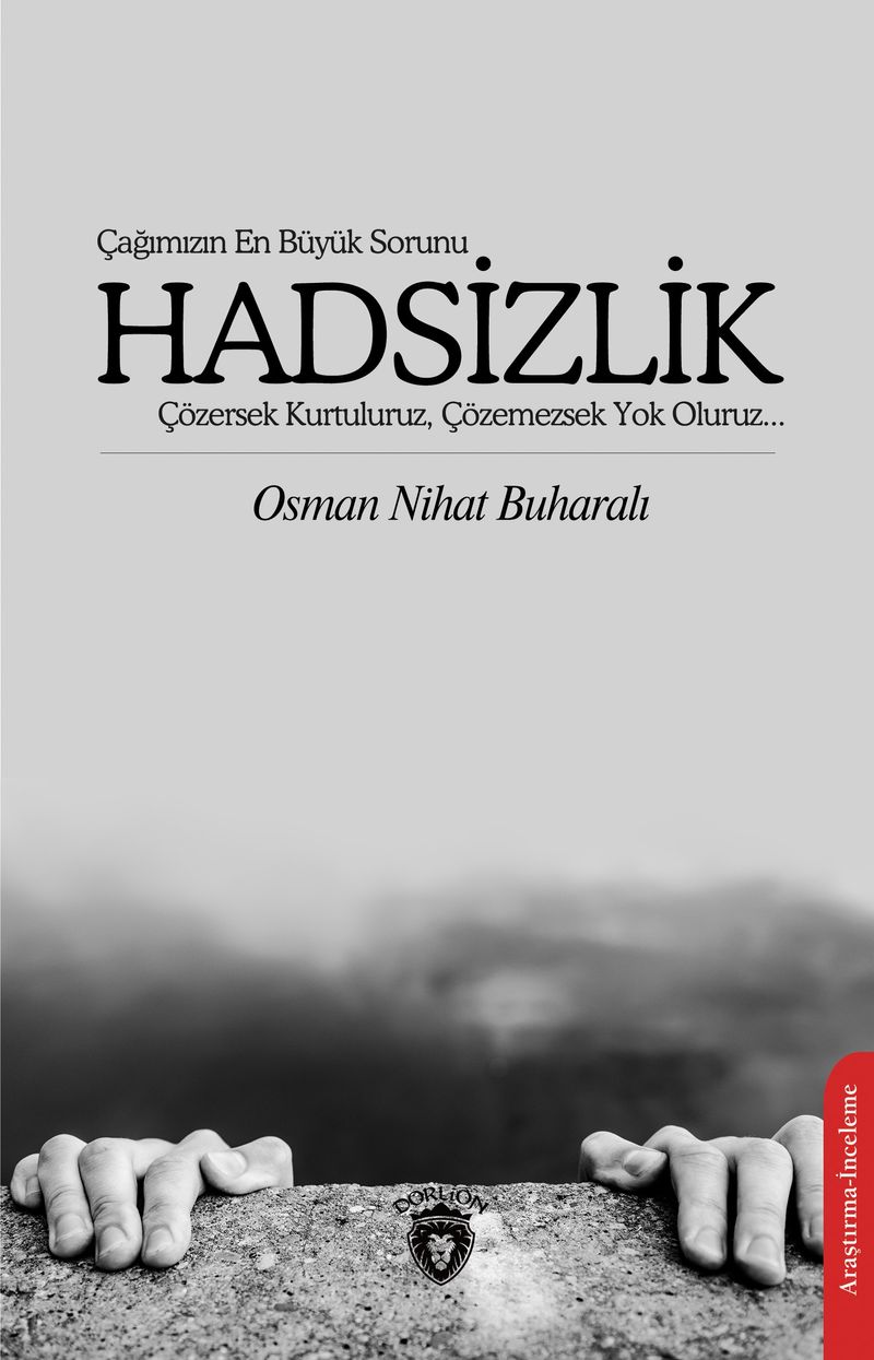 Hadsizlik kitap kapağı
