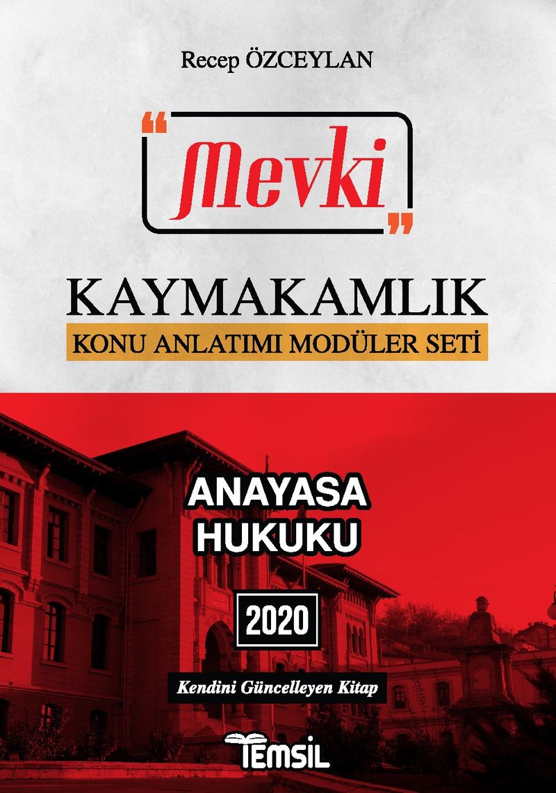 Kaymakamlık Konu Anlatımı Modüler Seti Mevki Anayasa Hukuku kitap kapağı