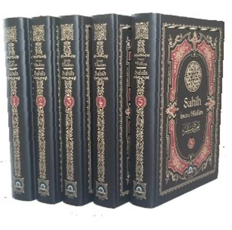 Sahih-i Müslim (5 Cilt) kitap kapağı