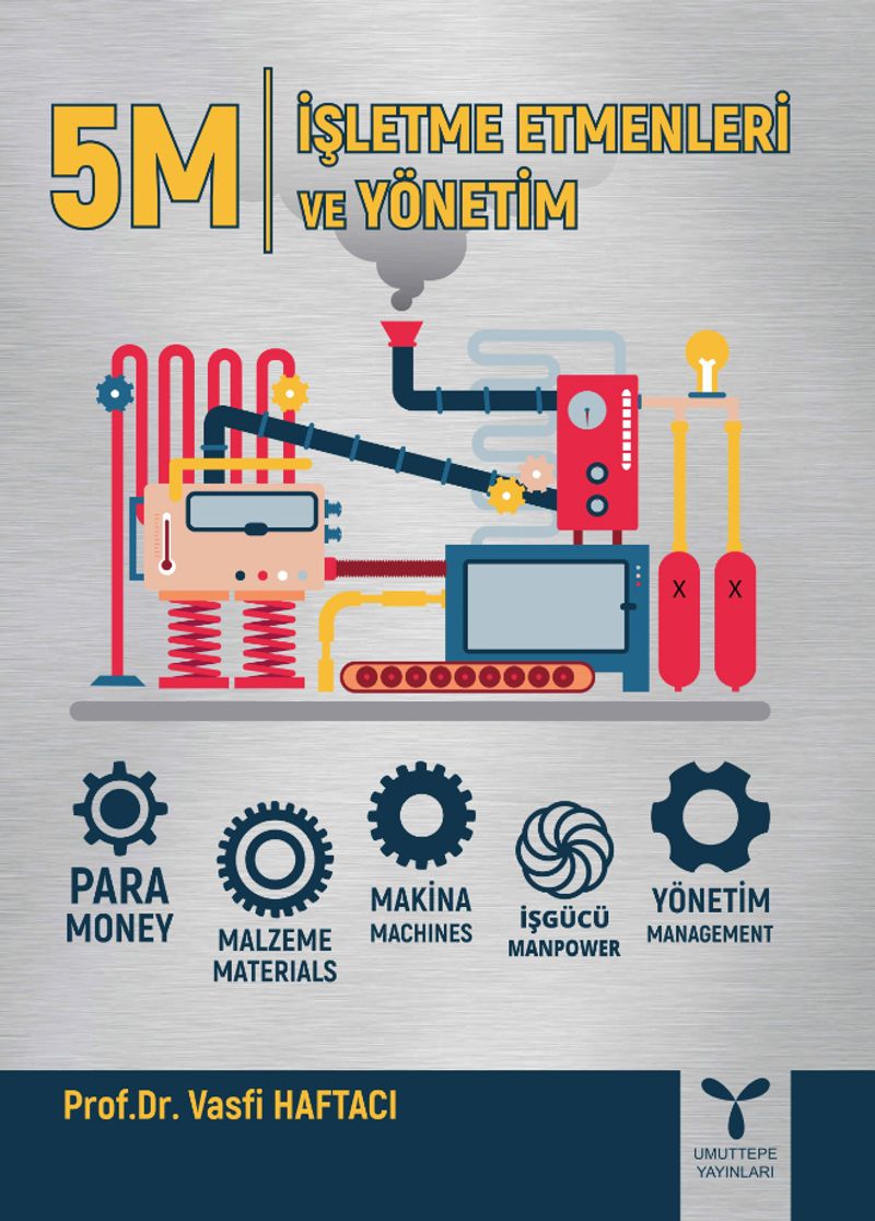 5M İşletme Etmenleri ve Yönetim kitap kapağı