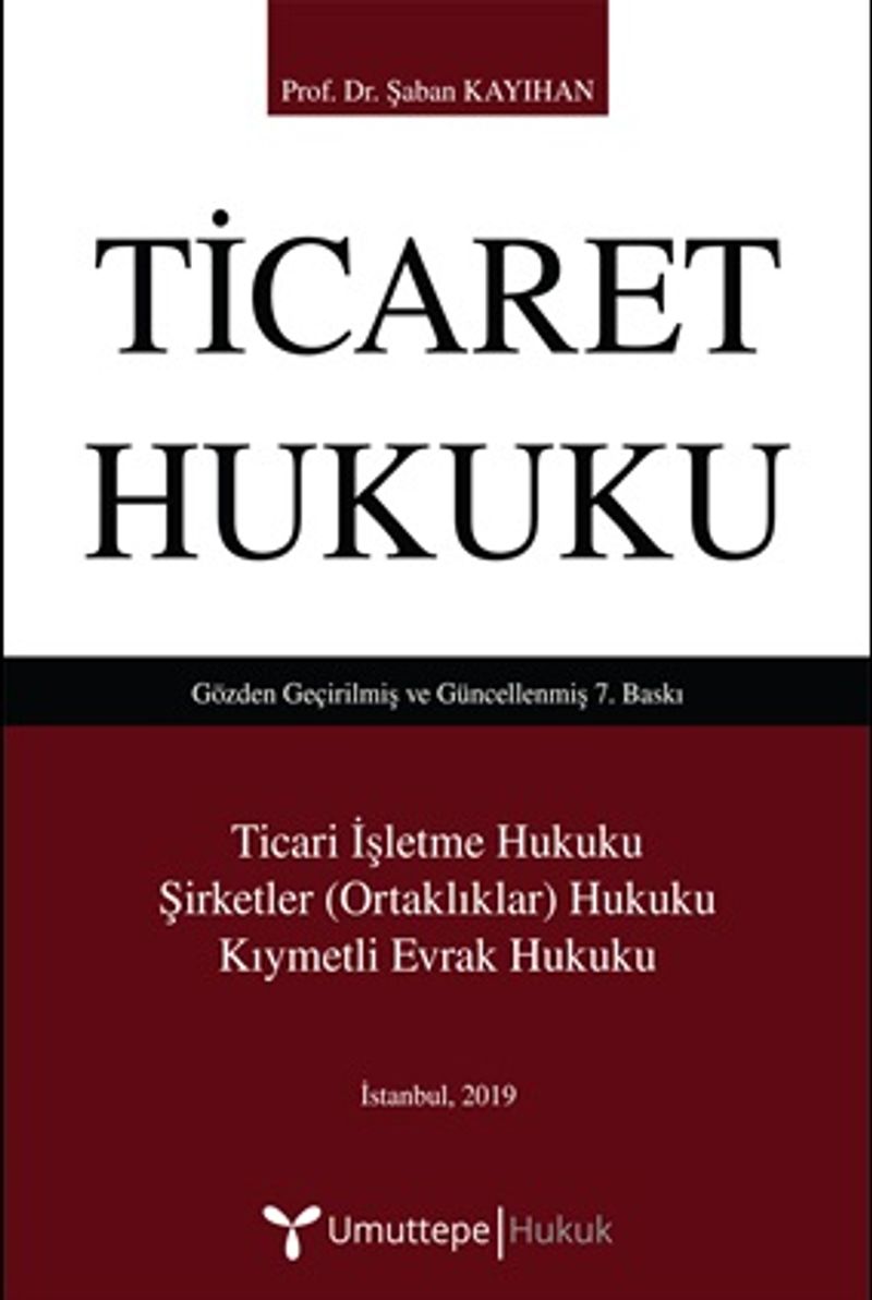 Ticaret Hukuku kitap kapağı
